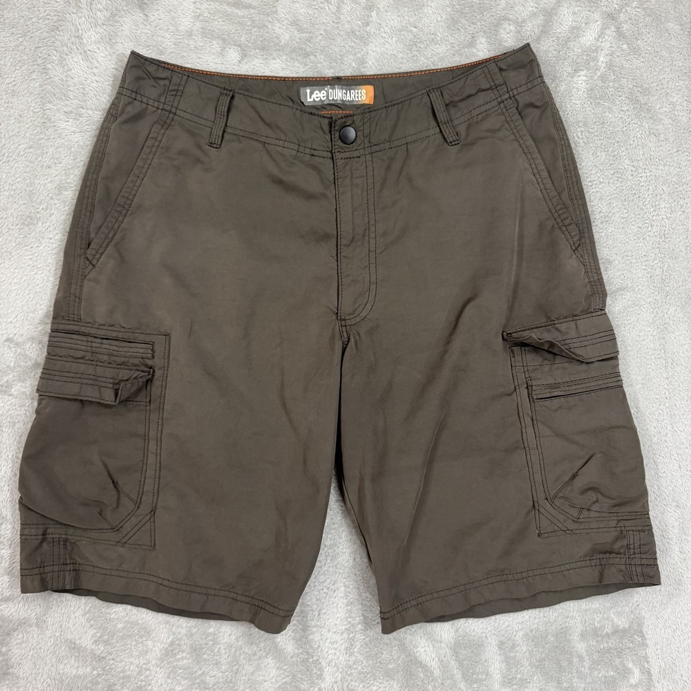 Lee Dungarees Shorts Mens 33 Brown Performance Cargo Hiking Active Trail Utility
